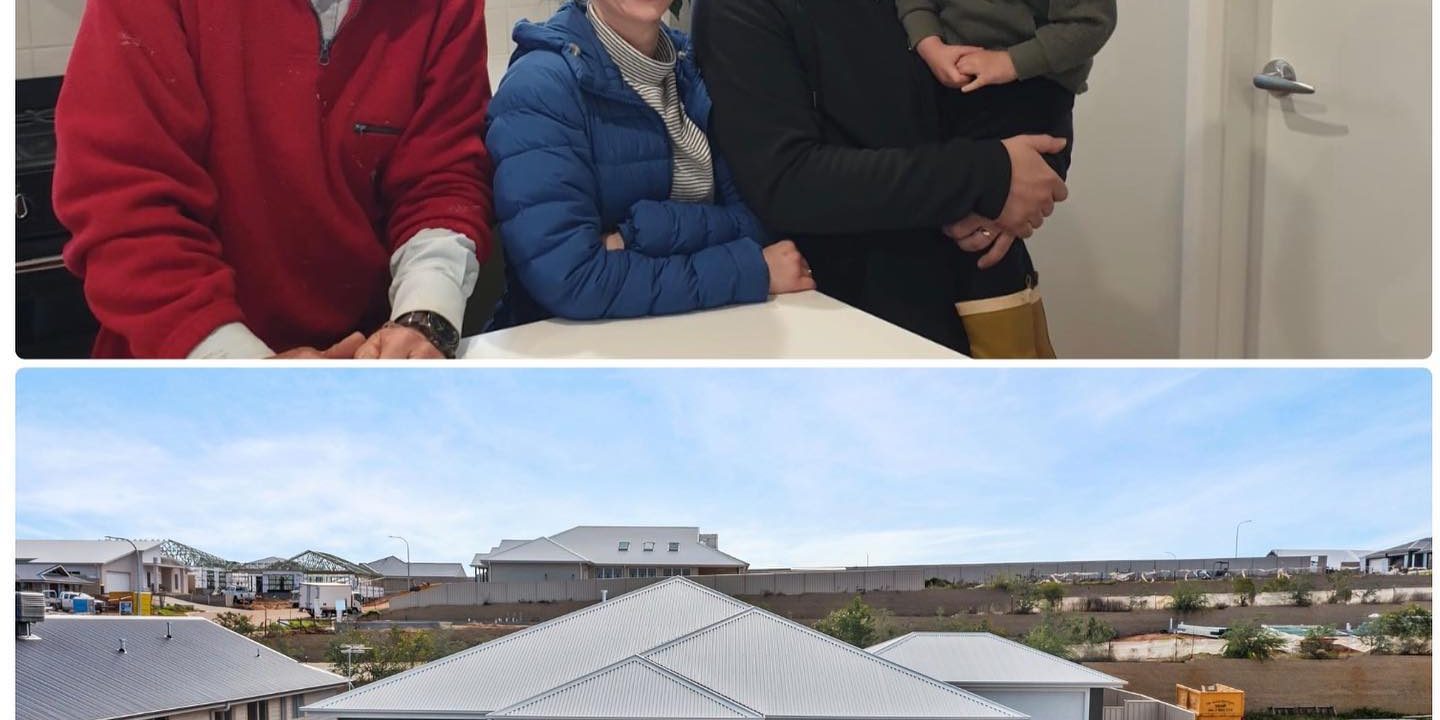 Big smiles from this lovely family on hand over day. We designed this home speci...