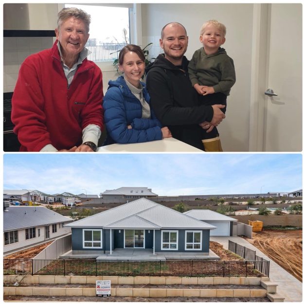Big smiles from this lovely family on hand over day. We designed this home speci...