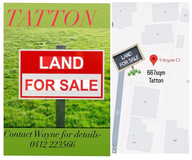 One of the last flat blocks of land for sale One of the last flat blocks of land for sale in Tatton in a quiet cul de sac. Se...